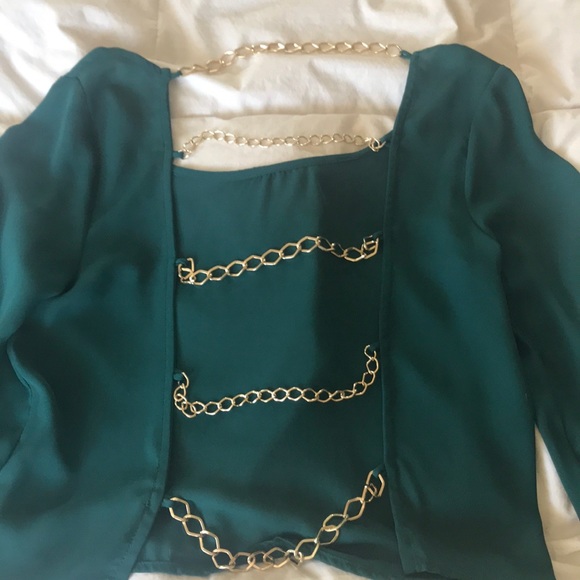 Backless Gold chain Top - Picture 3 of 3